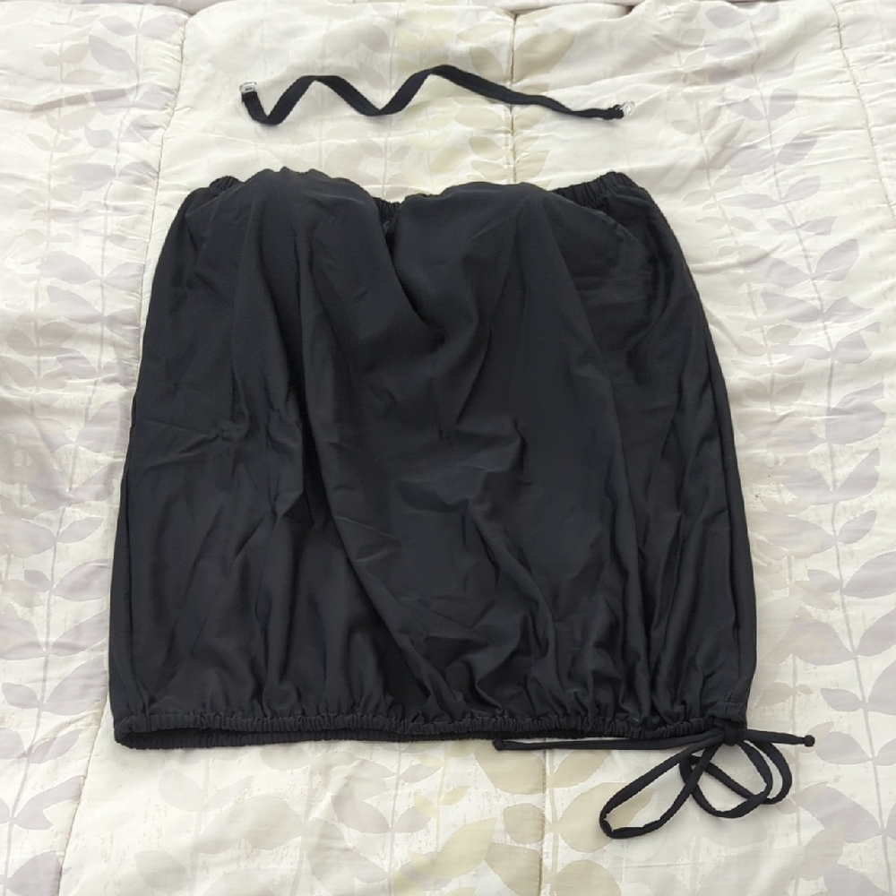 NWOT! ~T.H.E. SWIMWEAR~ STYLE 17W-50 STRAPLESS BLOUSON TANKINI TOP-20W